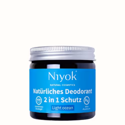 Niyok NY3243, Unisexe, Anti-transpirant, Déodorant crème, Pot, 40 ml, Tous types de peau