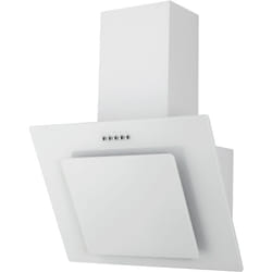 Hotte d'aspiration 60 cm sans tête Hotte murale verre blanc led Respekta