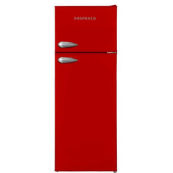 Réfrigérateur indépendant 171 litres 4 congélateur Stand Retro 144 cm rouge Respekta