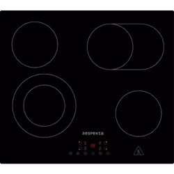Caractéristiques de l'équipement & données techniques Diamètre (mm) / Puissance (W) des zones de cuisson : 2 x Ø 155 mm / 120 ...