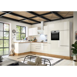 Cuisine Cuisine d'angle Marleen Premium 370 cm Blanc Chêne Artisan Respekta