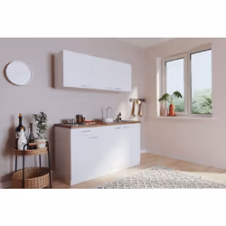 Un miracle de place pour les petites cuisines: Avec les cuisines Single de Respekta®, les petits rêves de cuisine deviennent  ...