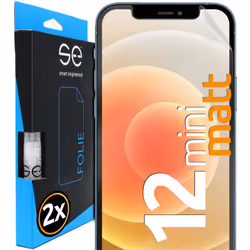 Smart Engineered SE0-F0102-0141-20-M, Apple, iPhone 12 mini, Résistant à la saleté, Résistant aux rayures, Transparent, 2 piè ...
