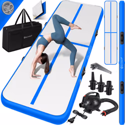 KESSER Tapis de yoga et de fitness de qualité premium en tissu PVC à double paroi de 0,9 mm d’épaisseur, étanche, antidérapan ...
