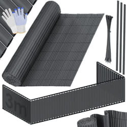 Kesser - Natte pare-vue en pvc Clôture pare-vue Habillage de balcon Coupe-vent Lamelles renforcées résistantes aux intempéries Pour jardin Balcon