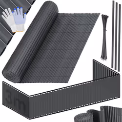 KESSER Pare-vue en PVC de de qualité premium robuste - imperméable, facile d'entretien et élégant pour une meilleure protecti ...
