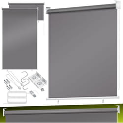 KESSER® Marquise verticale Marquise de balcon Protection visuelle Protection solaire Store latéral Ombre Store de balcon Stable et résistant aux