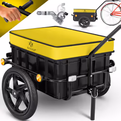 Description générale La remorque pour vélo KESSER 2en1 est un chariot polyvalent avec un volume de chargement allant jusqu'à  ...