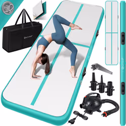 KESSER Tapis de yoga et de fitness de qualité premium en tissu PVC à double paroi de 0,9 mm d’épaisseur, étanche, antidérapan ...