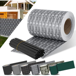 Kesser - pvc Bandes de protection visuelle Rouleau de clôture à double barreaux Opaque Résistant aux intempéries et au vent Film de clôture