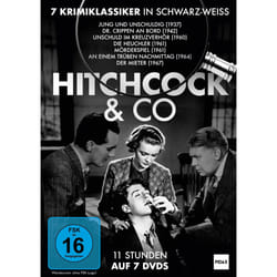 Alive AG Hitchcock & Co. - 7 Filmklassiker DVD HD Allemand, Anglais, Italien