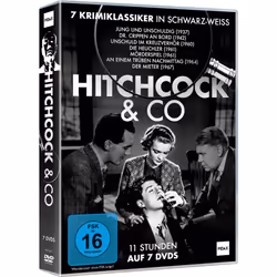 Alive AG Hitchcock & Co. - 7 Filmklassiker DVD HD Allemand, Anglais, Italien