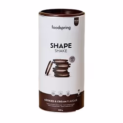 Foodspring Shape Shake, Supplément d'aide au régime et de contrôle d'appétit, Poudre, Chocolat, Crème, L-Alanine, L-Arginine, ...