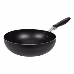 Resto Kitchenware 93603, Rond, Wok/Poêle à frire, Noir, PFLUON, 220 °C, Aluminium