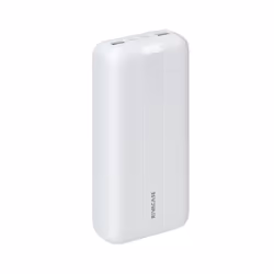 Rivacase VA2081, 20000 mAh, Lithium Polymère (LiPo), 3,7 V, 10 W, Blanc