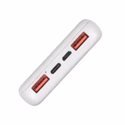 Rivacase VA2601 banque d'alimentation électrique Lithium Polymère (LiPo) 10000 mAh Recharge sans fil Blanc