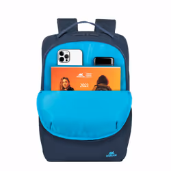 Rivacase 5516 sac à dos City backpack Bleu Polyester - Vue supplémentaire 11