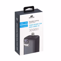 Rivacase VA2585 banque d'alimentation électrique Lithium Polymère (LiPo) 30000 mAh Gris - Vue supplémentaire 8