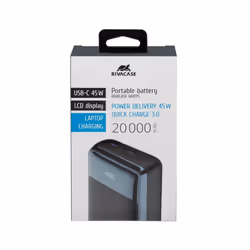 Rivacase VA1075 banque d'alimentation électrique Lithium Polymère (LiPo) 20000 mAh Noir, Bleu - Vue supplémentaire 12