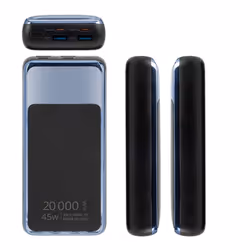 Rivacase VA1075 banque d'alimentation électrique Lithium Polymère (LiPo) 20000 mAh Noir, Bleu - Vue supplémentaire 6