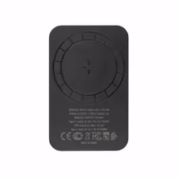 Rivacase VA2603 banque d'alimentation électrique Lithium Polymère (LiPo) 5000 mAh Recharge sans fil Noir - Vue supplémentaire 4