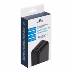 Rivacase VA2103 banque d'alimentation électrique 30000 mAh Noir - Vue supplémentaire 18