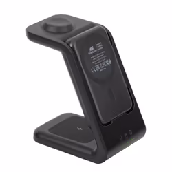 Rivacase VA4917, Intérieure, USB, Recharge sans fil, Noir