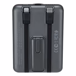 Rivacase VA2607 banque d'alimentation électrique Lithium Polymère (LiPo) 5000 mAh Recharge sans fil Noir, Gris - Vue supplémentaire 6