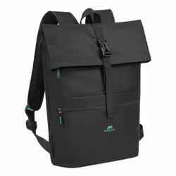 Rivacase Gremio sac à dos City backpack Noir Polyester, Polyéthylène téréphtalate recyclé (rPET) - Vue supplémentaire 2