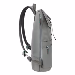 Rivacase Gremio sac à dos City backpack Gris Polyester, Polyéthylène téréphtalate recyclé (rPET)