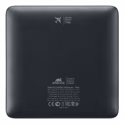 Rivacase Turbo Lithium Polymère (LiPo) 20000 mAh Noir - Vue supplémentaire 4