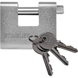 Cadenas - STANLEY - 81082 372 401 - Acier trempé - A clé - Niveau de sécurité 6