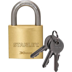 STANLEY 81102 371 401 Cadenas 30 mm avec serrure à clé