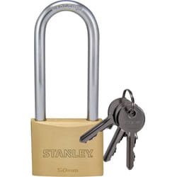 Stanley - 81114 371 401 Cadenas 50 mm avec serrure à clé