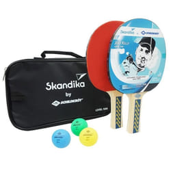 Set de raquettes de ping-pong avec 3 balles Skandika