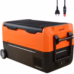 Skandika Glacière à compresseur 35L +10 ° à -20 °C 2 zones silencieuse 12V ou secteur congélation