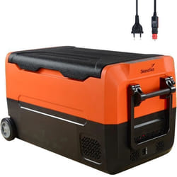 Skandika Glacière à compresseur 35L +10 ° à -20 °C  2 zones silencieuse 12V ou secteur  congélation