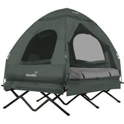 Lit de camp avec tente 2 pers. - Skandika Haug - Matelas Gonflable - étanche - lit dextérieur