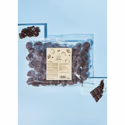 KoRo PFLAU_003, 65 % pruneaux (99,9 % pruneaux, 0,1 % conservateur E202), 35 % enrobage au chocolat noir (pâte de..., 380 kca ...