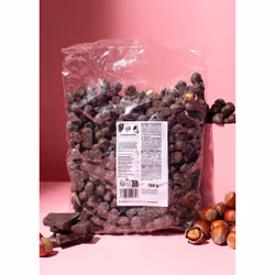 KoRo SCHOKO_040, 50 % NOISETTES, pâte de cacao, sucre, beurre de cacao, émulsifiant : phosphate d'ammonium,..., 594 kcal, 248 ...