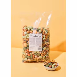 KoRo CRACKER_022, Farine de BLE, 17% CACAHUETES, 16% riz, sucre, amidon de maïs modifié, huile de tournesol,..., 445 kcal, 18 ...