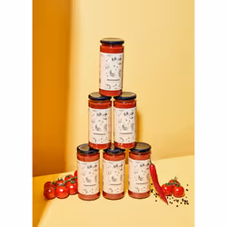 KoRo SAUCE_003_T6, 49% purée de tomates, 34% pâte de tomates, 13% concentré de tomates, huile d'olive extra..., Italie, 56 kc ...