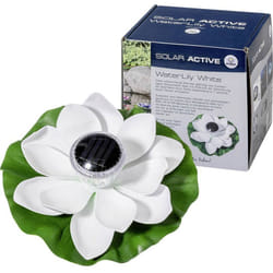 Fiap - 3206 solar active WaterLily White Lampe décorative solaire led led intégrée blanc