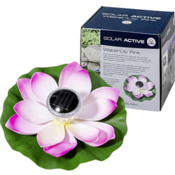 Fiap - 3206-1 solar active WaterLily Pink Lampe décorative solaire led led intégrée rose