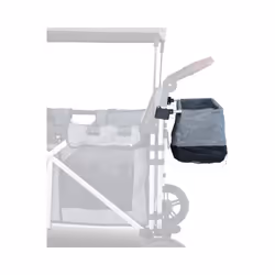 FUXTEC - Sac arrière gris. Convient au chariot de transport Family Cruiser
