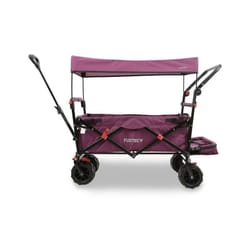 Chariot de plage pliable Fuxtec Beach Cruiser - transport charge 75kg - Pourpre