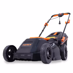 FUXTEC FX-RME38, Tondeuse à gazon poussée, 38 cm, 2 cm, 7 cm, 40 L, Métal, Plastique