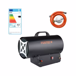 Canon à air chaud au gaz 33kW FUXTEC GH33 - compact et pratique - idé al pour les entrepô ts et les ateliers Boî tier à revê ...