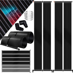 Capteur solaire Chauffage de piscine cm Eau chaude Chauffage solaire pour piscines l Extensible à volonté l Plastique résistant aux uv 600 x 140 cm