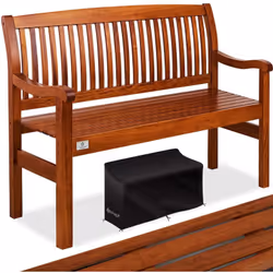 KESSER Banc de jardin, forme ergonomique, large assise confortable, bois en fibre de verre pour une meilleure longévité, soli ...